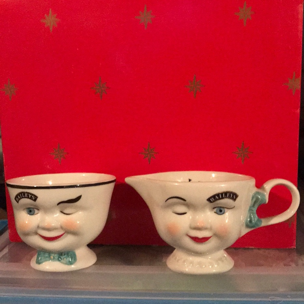 Bailey’s limited edition cream and sugar EUC